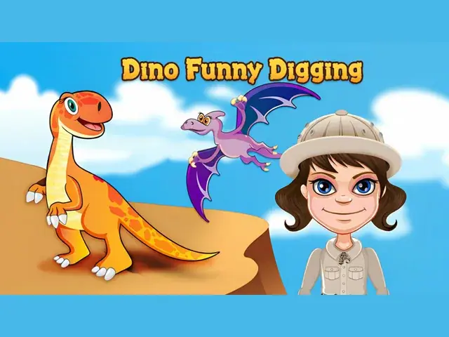 Dino funny digging